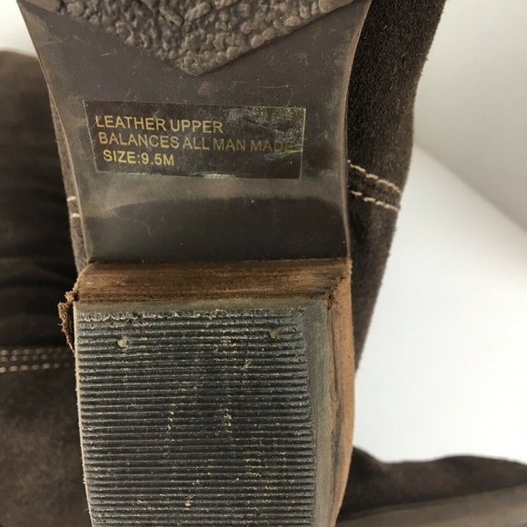 Matisse Suede Western-Style Heeled Boots | 9.5 | Brown - Picture 7 of 8